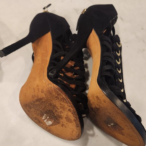 Givenchy gladiator heels with dust bags - Picture 9 of 12